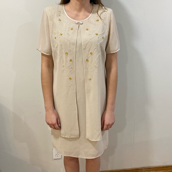 Vintage Beaded Dress - Picture 1 of 6